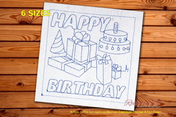 Birthday Celebration with Cake and Gifts Design Review