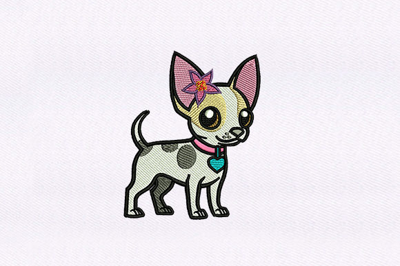 Chihuahua Dog Design: A Holiday Embroidery Review