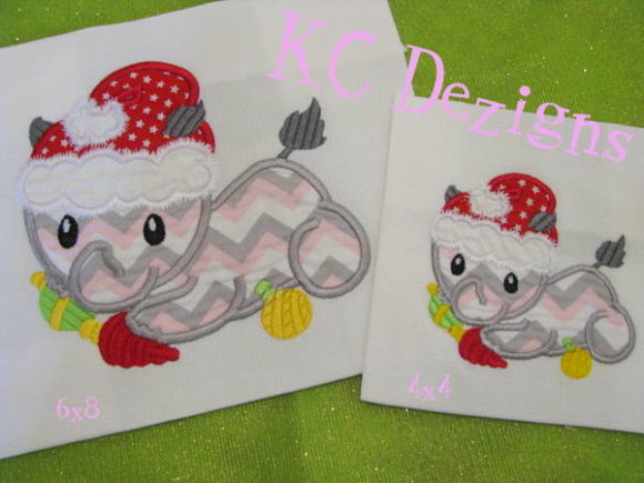 Christmas Baby Rhino Applique: A Designer Review