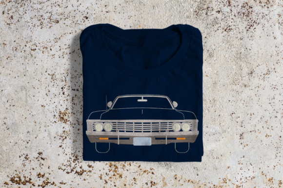 Classic Muscle Car: Sweatshirt Embroidery Review