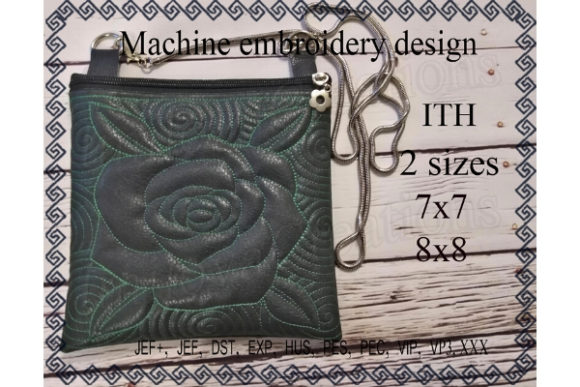 Cosmetic Bag in the Hoop - Rose: A Designer Review
