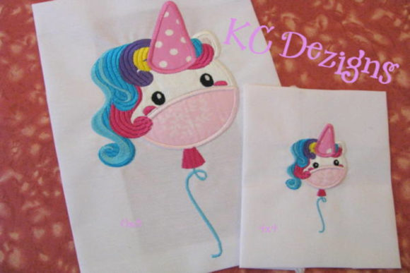 Cute Unicorn Balloon Applique Review