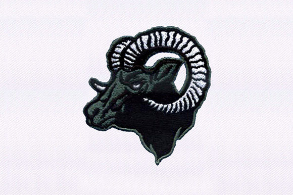 Horned Ram Sheep: A Craft Fair Embroidery Review