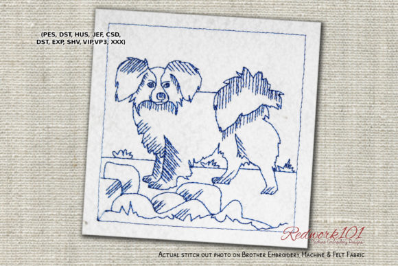 Papillon Dog with Long Shaggy Ears: Merch Review